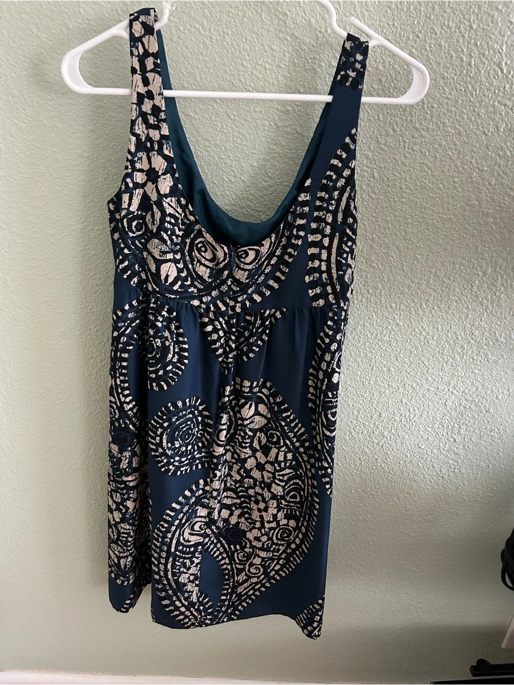 Michael Kors dress. Silky Teal Lined Gar.petite Size 8 petite